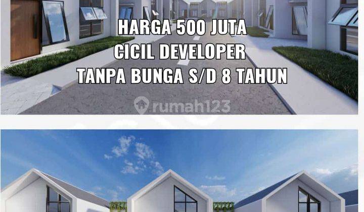 Rumah modern bisa cicil developer s/d 8tahun 1