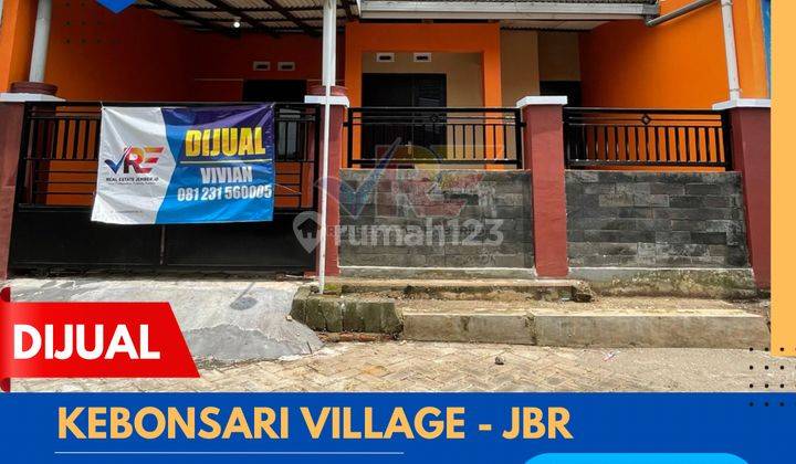 RUMAH DI KEBONSARI VILLAGE - SUMBERSARI JBR 1