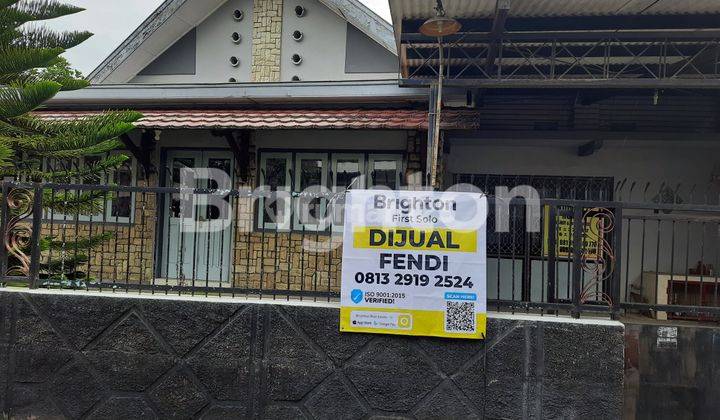 RUMAH LUAS 1 LANTAI MINIM RENOV, DI DAERAH DAWUNG - SOLO 1