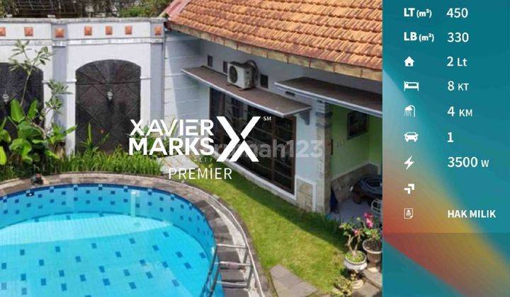 Rumah Mewah Plus Private pool Dijual Full Furnish Di Bukit Dieng Permai Malang 1