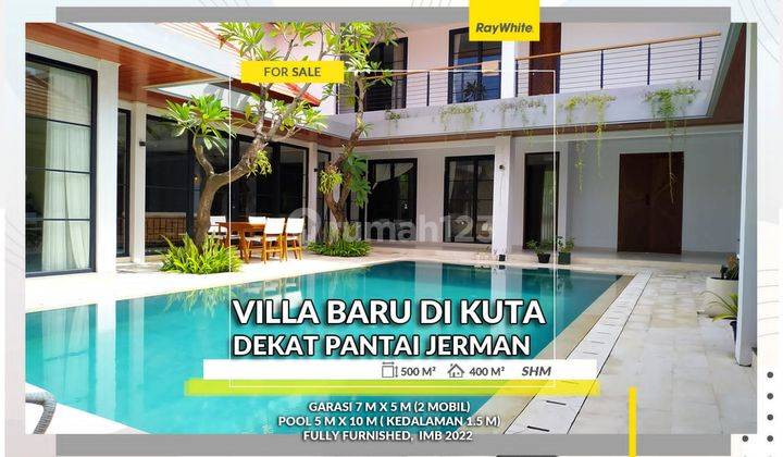 Villa Baru Di Kuta Dekat Pantai Jerman 1