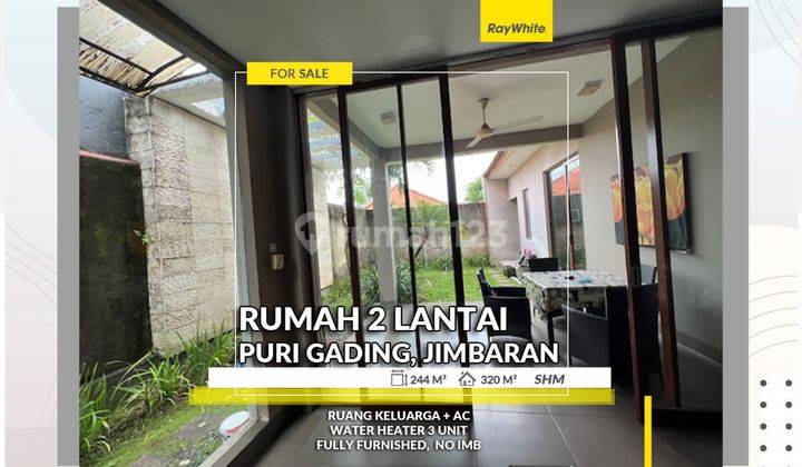 For- Sale Rumah 2 Lantai Puri Gading, Jimbaran 1