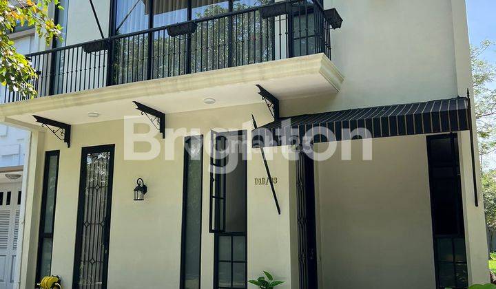 rumah bangunan mandiri bergaya classic Perancis di foresta BSD tangerang selatan 1