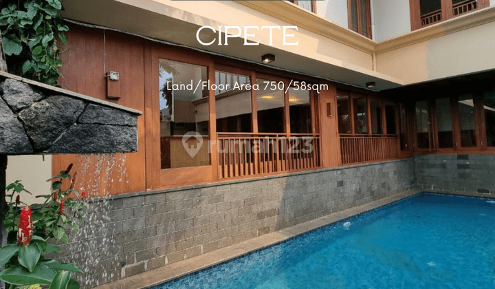 For rent rumah di cipete jaksel 1