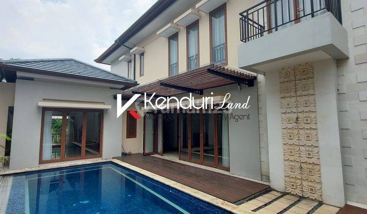 Rumah Bergaya Bali Dalam Komplek Kemang dengan Private Pool 2