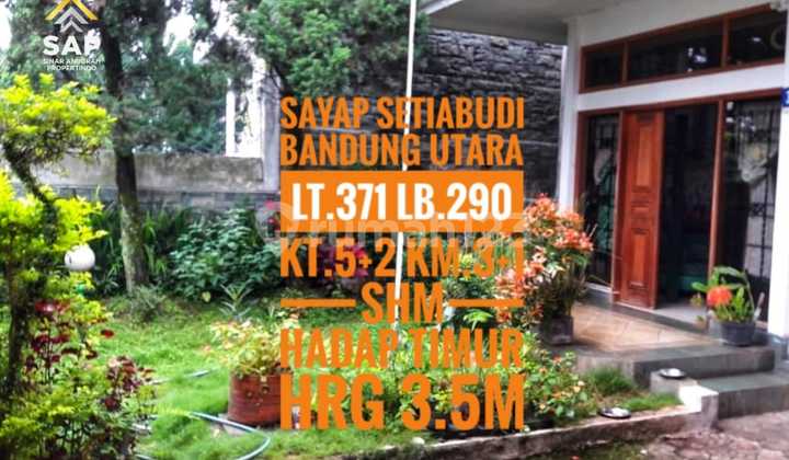Rumah Besar dan Nyaman di sayap Setiabudhi, Bandung Utara 1