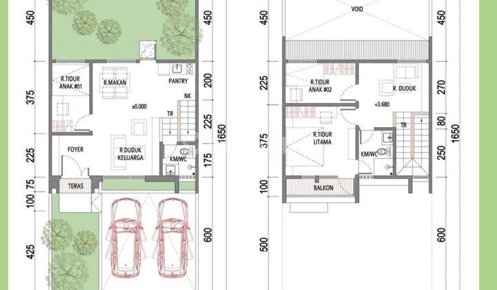 Rumah Murah Brand New Cluster Pondok Indah Strategis Ke Tol Jorr 2