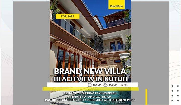 Brand New Beach View Villa For Sale In Kutuh 1