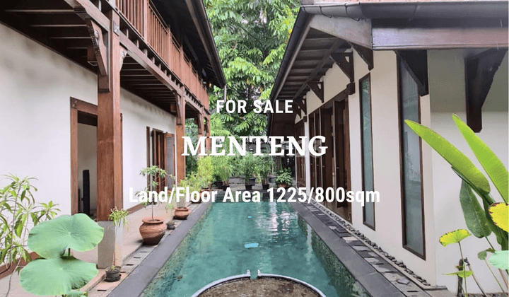 Di jual rumah premium di menteng Full Kayu Jati  1