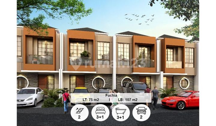 Dijual Rumah pik2 Tahap 2 Cluster Miami uk 6x12,5