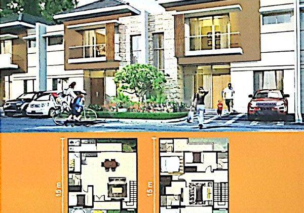 Rumah 2 Lantai Baru Unfurnished di Komplek Perumahan tahap 2 Cluster Virginia PIK 2, Jakarta Utara 1