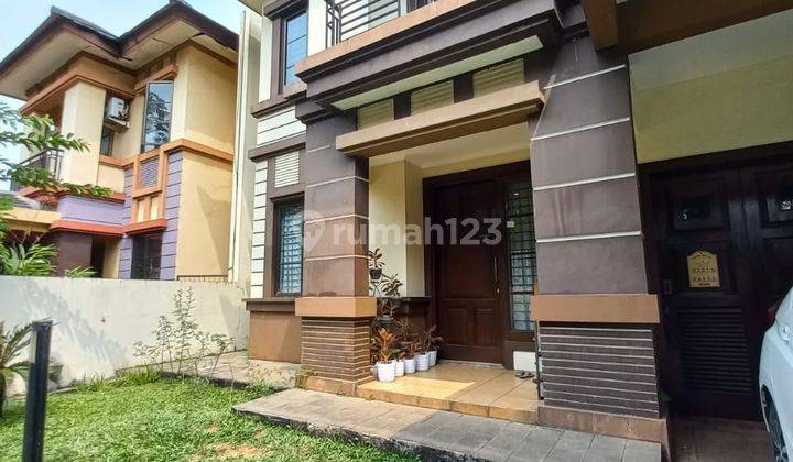 Rumah 2lantai siap huni hadap utara di delatinos bsd dekat toll 2