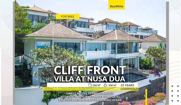 For Sale - Almost Cliff Front Villa At Nusa Dua Area 1