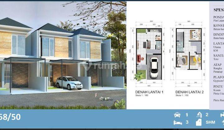 Dijual Rumah Rungkut Asri Timur 200 Meter Ke Jalan Raya MERR SHM  2