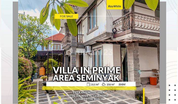 Villa For Sale in  Prime  Area Seminyak 1