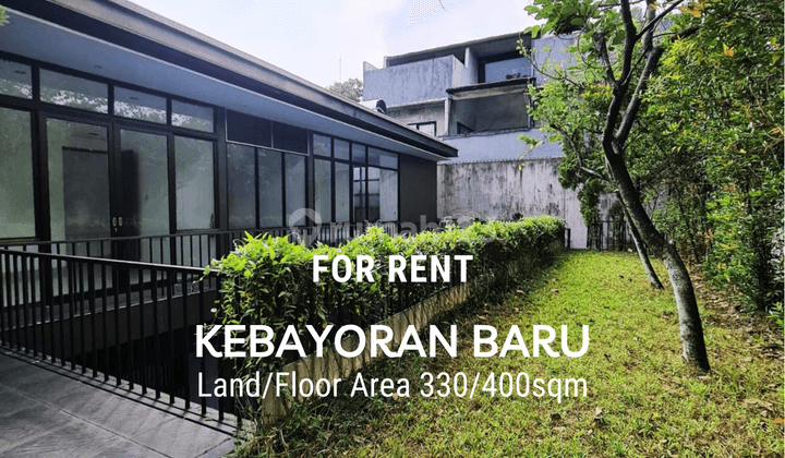 FOR RENT RUMAH MINIMALIS TROPICAL DI KEBAYORAN BARU 1