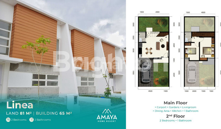 LINEA PERUMAHAN AMAYA 2LT (COCOK UNTUK KELUARGA BARU) 1