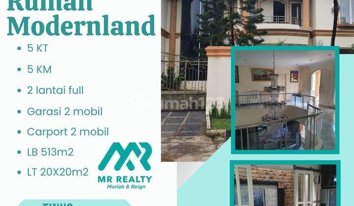 Hot Listing rumah Modernland Tangerang jarang ada uk 530m2 2