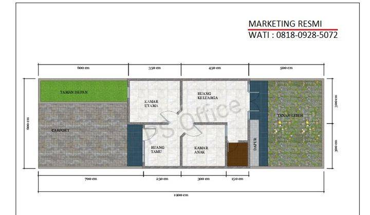 Rumah Bagus 1 Lantai Di Mekar Wangi Cibiru Bandung Tanah 114 SHM 2