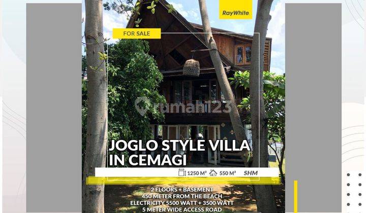 Rice Field Villa Joglo Style Villa in Cemagi For Sale 1