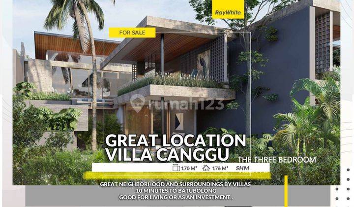 3 Bedroom For Sale Villa Project in Canggu 1