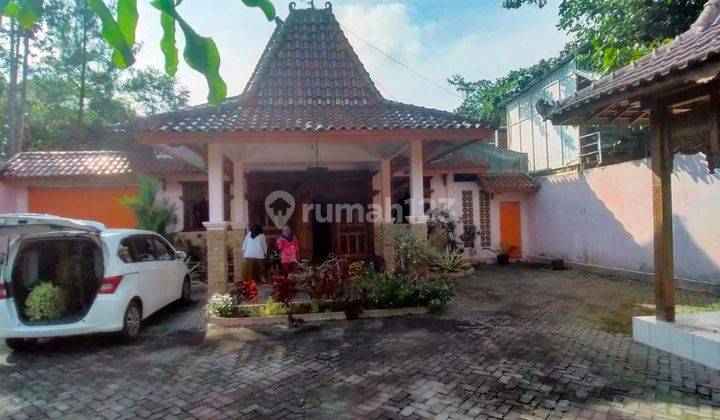 DIJUAL RUMAH JOGLO KONSEP ETNIK JAWA MODERN ASRI  2