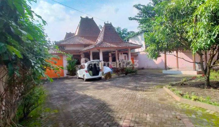 DIJUAL RUMAH JOGLO KONSEP ETNIK JAWA MODERN ASRI  1