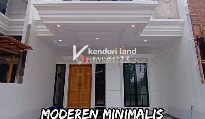 Rumah Mewah Minimalis Moderen + Rooftop Dekat ke CILANDAK Lokasi di Jl. M. Kahfi 1 , Jagakarsa Jakarta Selatan 1