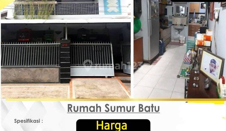 Dijual Rumah Siap Huni di sumur batu Rp 1.75 M Nego 1