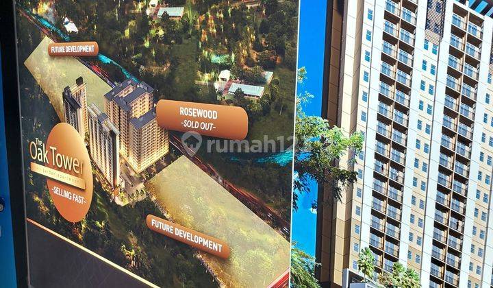 Apartemen Oak Tower blum pernah di pakai,BU di Jl.Perintis Kemerdekaan Jakarta Timur 1