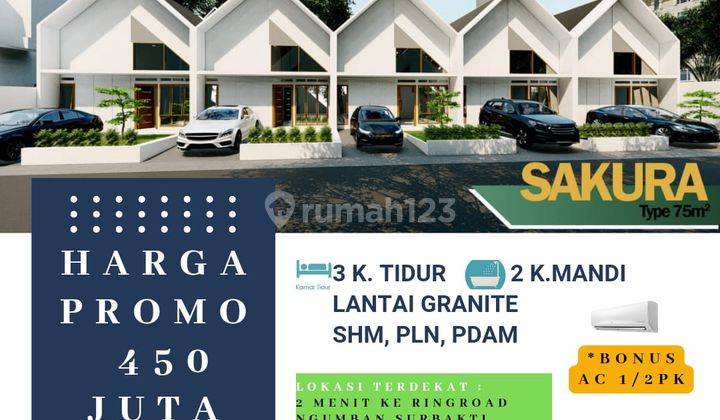 Rumah 2 lantai daerah ringroad 1