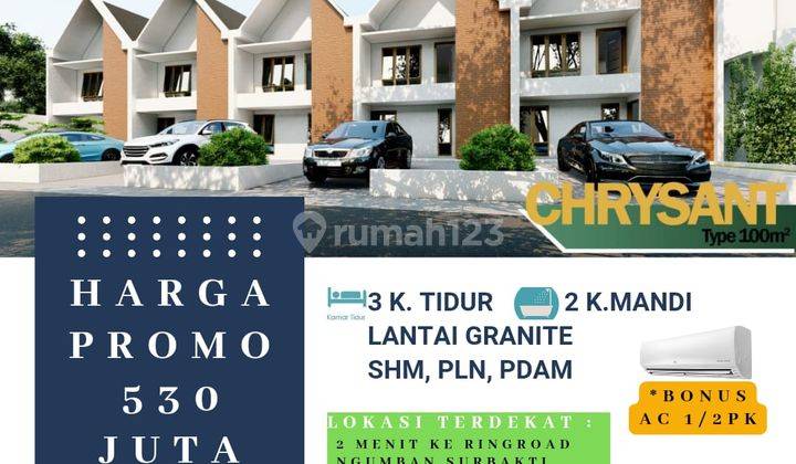 Rumah 2 lantai daerah ringroad 2