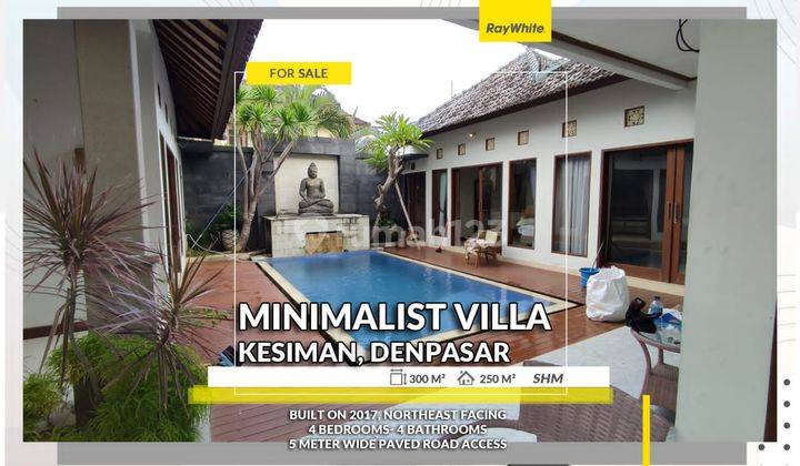 Minimalist Villa For Sale in Kesiman Denpasar 1