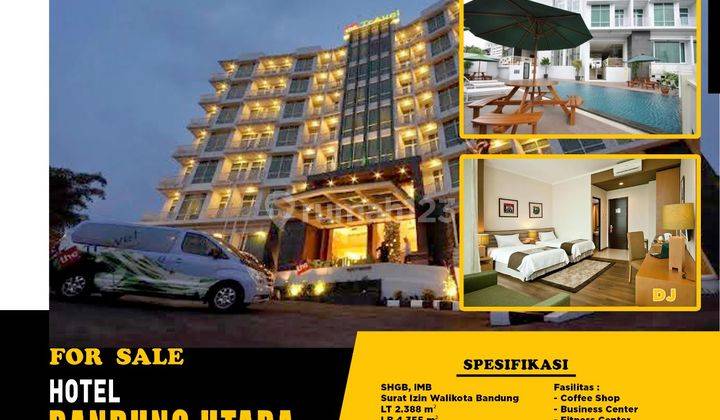 Dijual Hotel Bandung Utara Cocok Untuk Invest  1