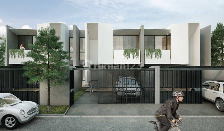 Rumah Cinere minimalis futuristik 2