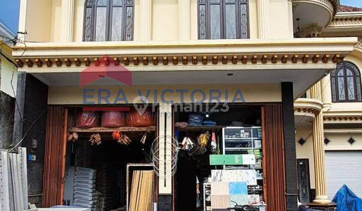 Rumah dijual, megah, toko bangunan aktif boleh diteruskan, jalur alternatif malang surabaya 2