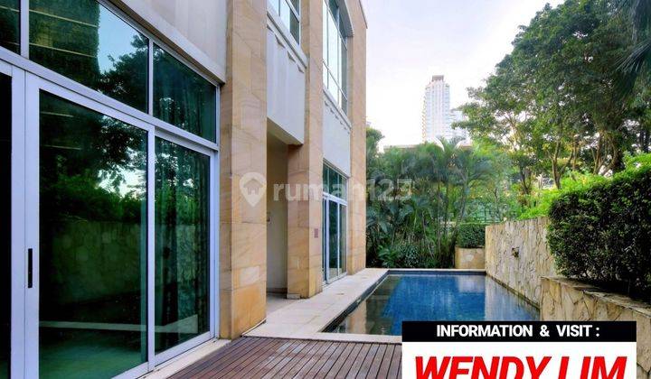 DIJUAL THE PAKUBUWONO RESIDENCES type TOWNHOUSE dgn PRIVATE POOL 1