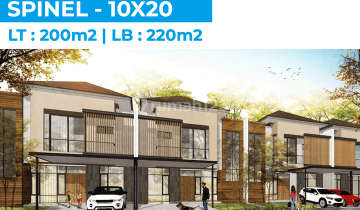 Rumah Kuningan Village Pik 2 Uk 10x20 Hrg 7,4m Bs Kpr Cicilan 1