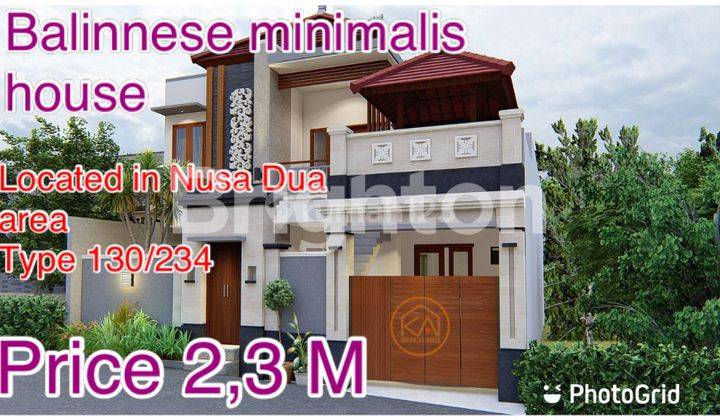 VILLA BALINNESE MINIMALIS HOUSE AT NUSA DUA  *(INDENT) 1