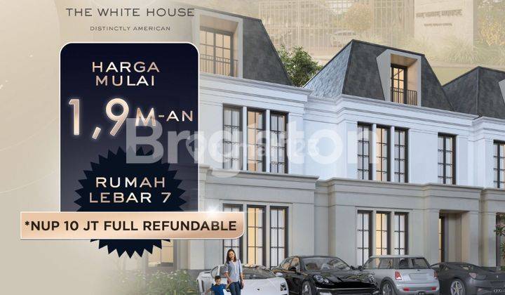 Dian Istana White House 1,9M an di lokasi strategis. Rumah Tinggal 2 Lantai bergaya arsitektur AMERICAN MODERN yang elegan 1