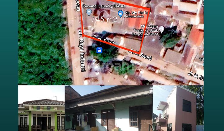 Tanah Luas Dan Bangunan Di Tepi Jalan Raya Dekat Simpang SGC Cikarang-Kota