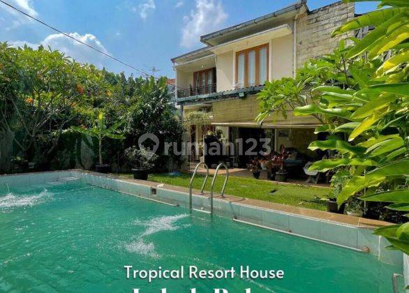 Dijual Tropical House Nyaman Dan Asri di Lebak Bulus, Jak sel 1