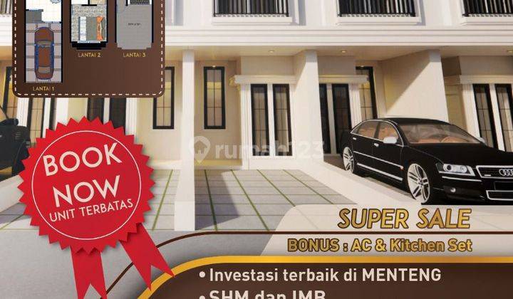 JUAL RUMAH MINIMALIS DEKAT MENTENG JAKPUS 1