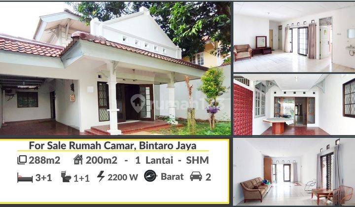 Rumah Lama Siap Huni di Bintaro Jaya Luas 288m Harga 3.5M Nego sampai DEAL #WWC 1