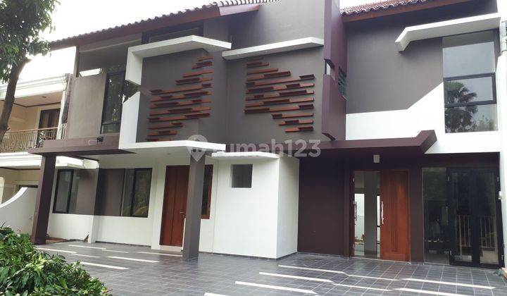 Rumah Dalam Cluster Di Puri Bintaro Jaya Depan Taman 1