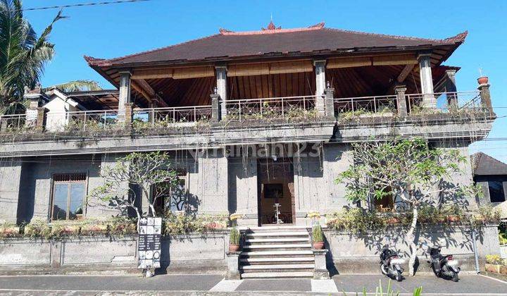 House in Ubud Bali, suitable for Resto/Homestay/Villa business, View of Rice Fields, READY TO LIVE IN 1