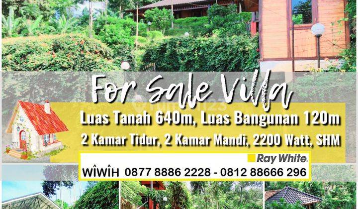 CEPAT !!! Villa Unik di Dago, Bandung Luas Tanah 640m Harga 2.5M Nego sampai DEAL 1