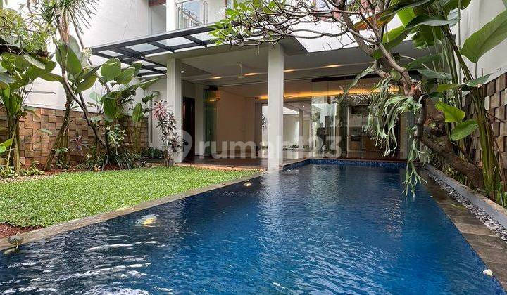 For Quick Sale: Beautiful House Currently Rented by Expat, Near New Zealand School and AIS, Affordable Price in Kemang Dalam, Kemang, South Jakarta – Strategic Location Close to Schools, Move-in Ready Home in Kemang Dalam, South Jakarta. 1