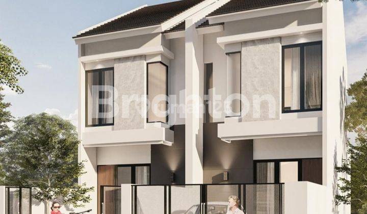 RUMAH 2 LANTAI PONDOK TJANDRA CLUSTER JERUK NEW GRESS MINIMALIS MODERN DEKAT KE SURABAYA 1