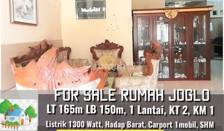 Rumah Lama hitung tanah Lt 165m Harga 1.3M nego sampai DEAL, MURAH!!! 1